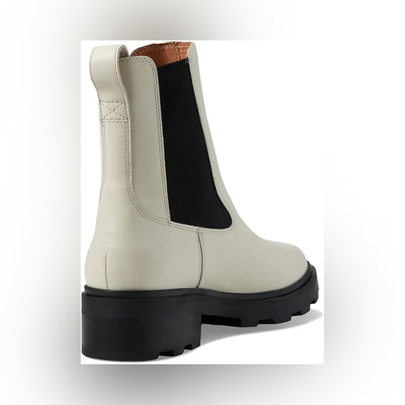 🖤MADEWELL WYCKOFF CHELSEA LUG SOLE LEATHER BOOTS PALE PARCHMENT 8 - Picture 5 of 12